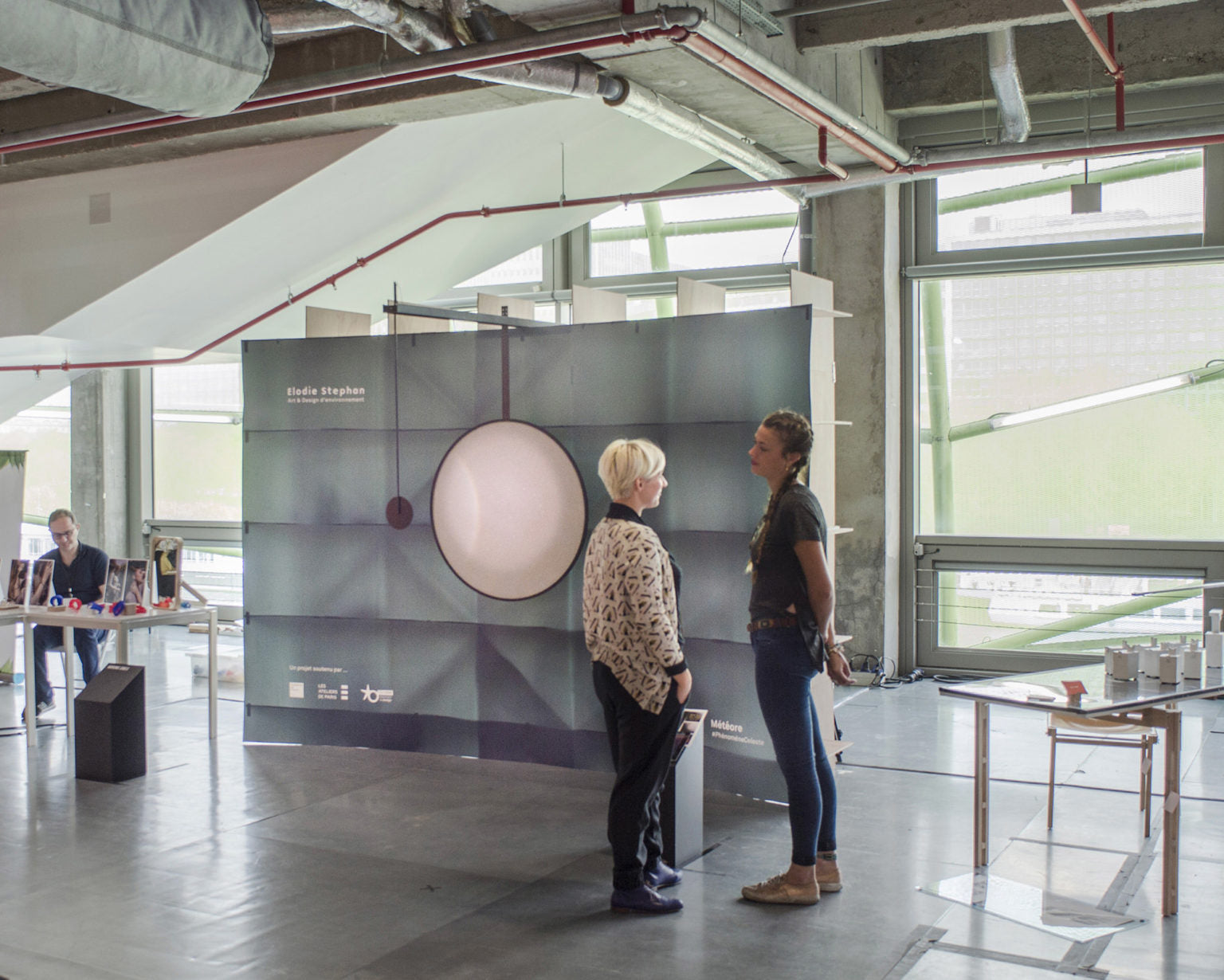 installation meteore vue de l exposition