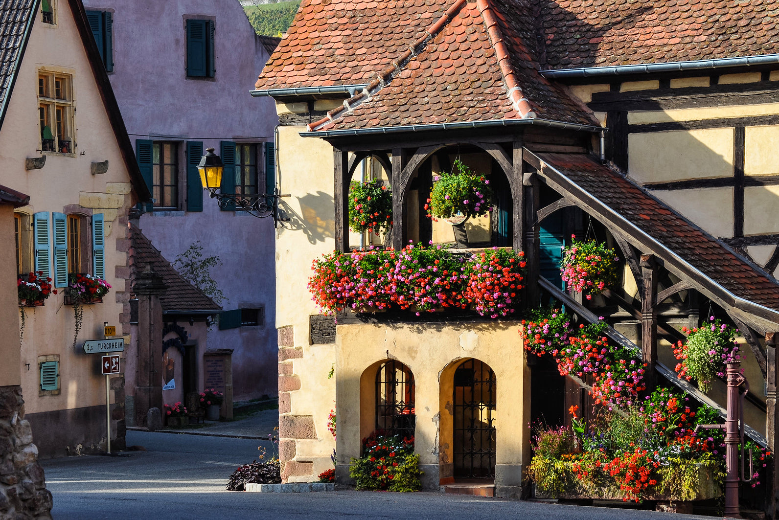 maison fleurie en alsace