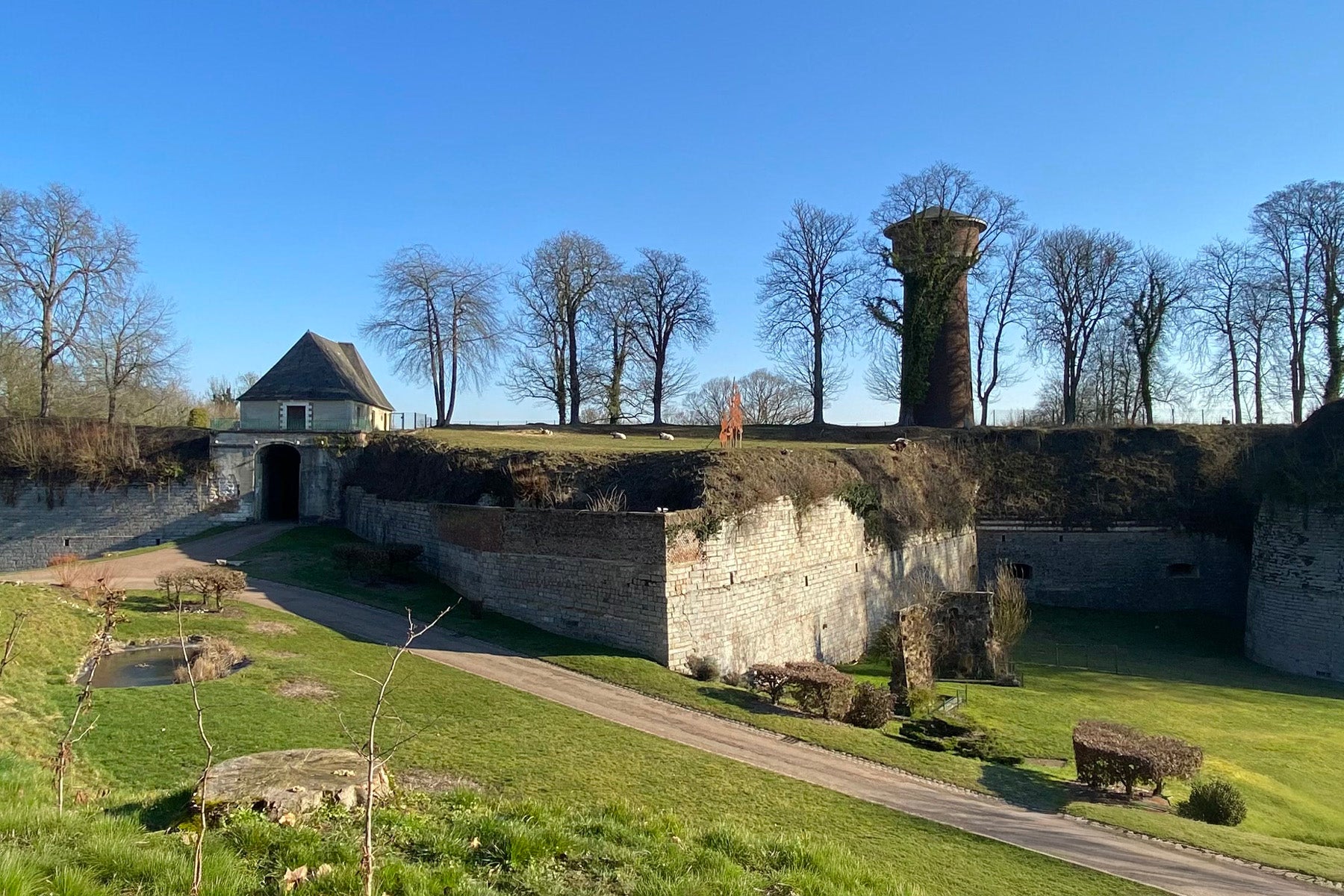 Bastion de la Renaissance à l’intérieur de la citadelle de Doullens